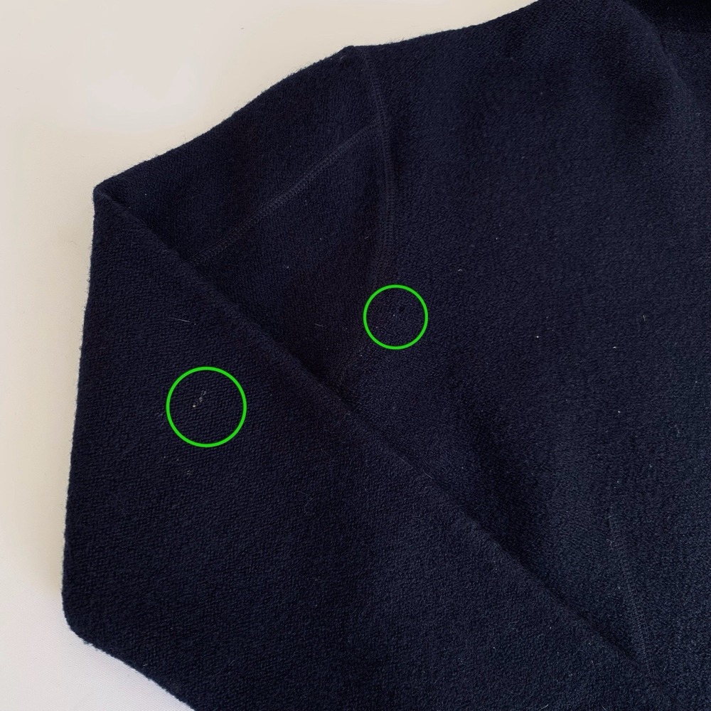 VTG Casual Corner Annex Cardigan Sweater Jacket XL Navy Wool Button Up‎ Collared - Picture 11 of 12